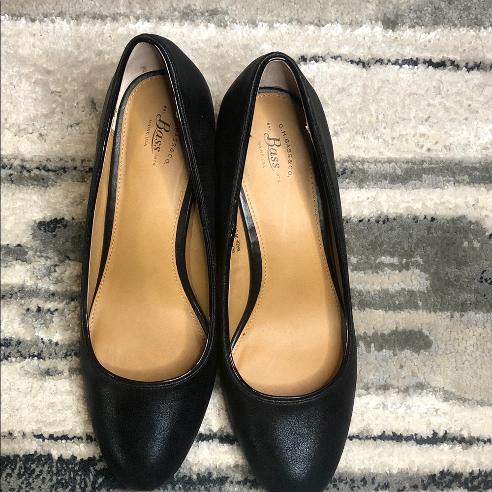 G.H. Bass & Co. Classic Black Leather Loafers